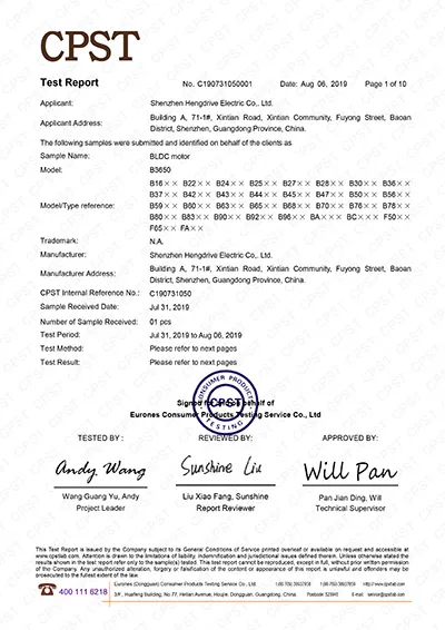 Certificates